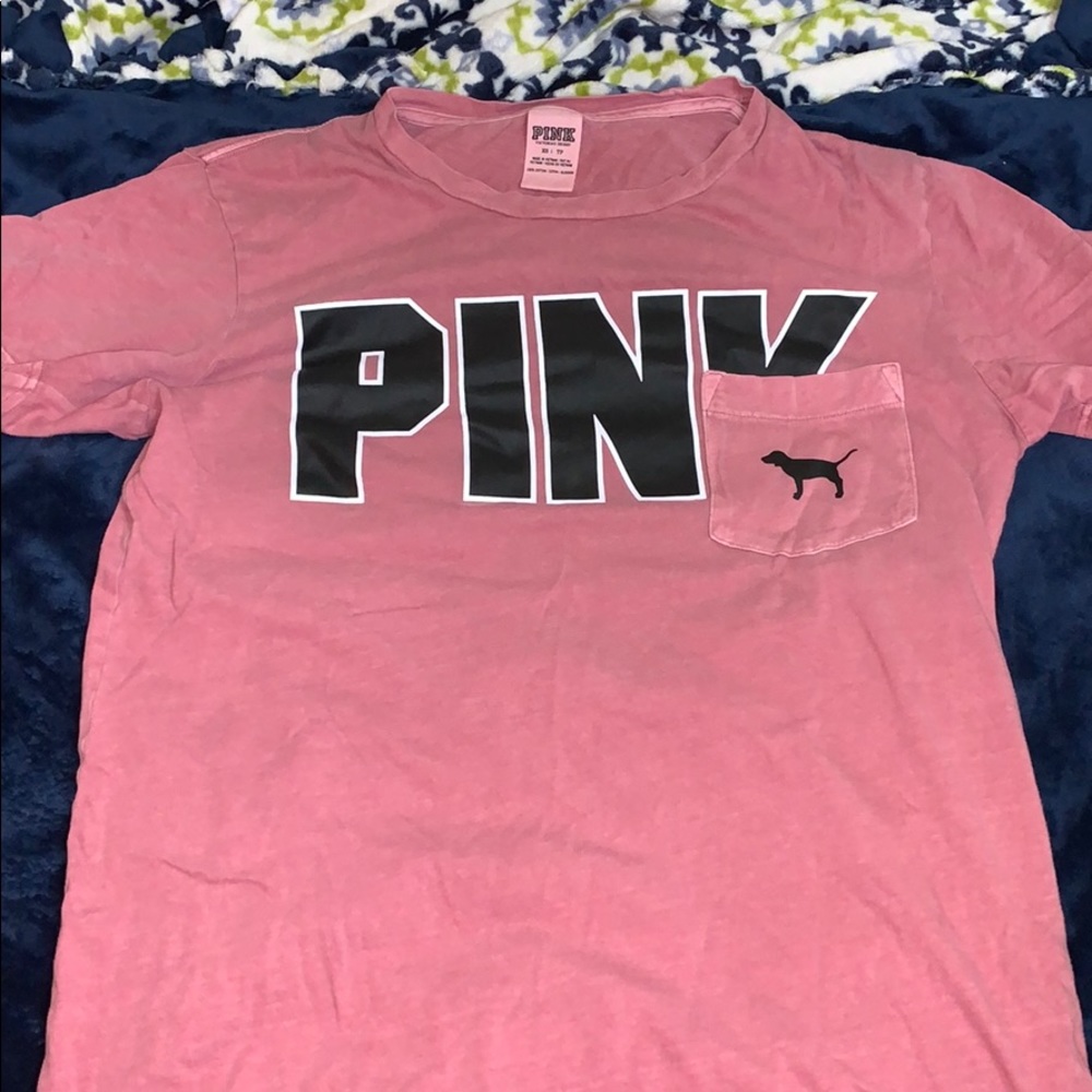 VS PINK Campus Pocket Tee